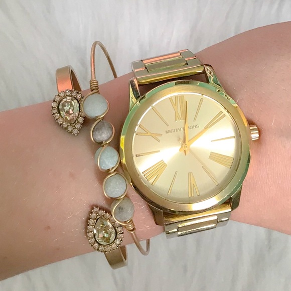 NWT Boutique Natural Stone and Wire Bracelet - Picture 3 of 3